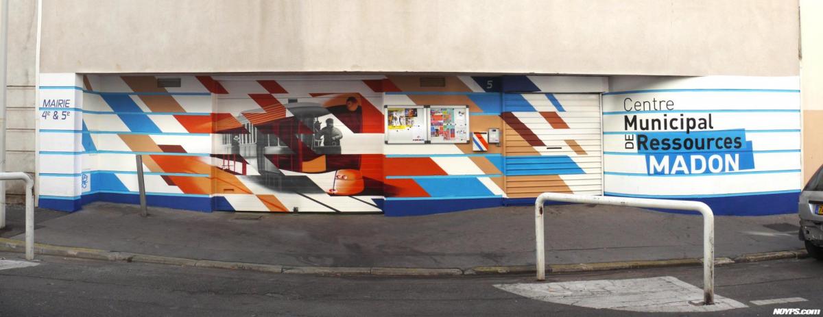 Cma madon noyps graffiti street art marseille
