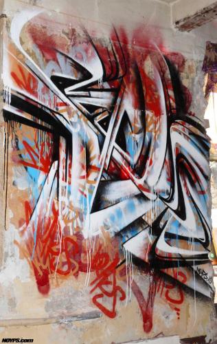Graffiti street art noyps marseille france