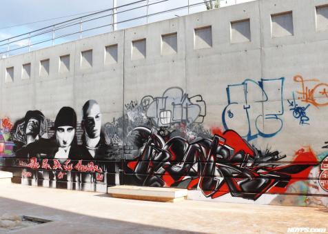 Graffiti street art noyps real vega la friche marseille france