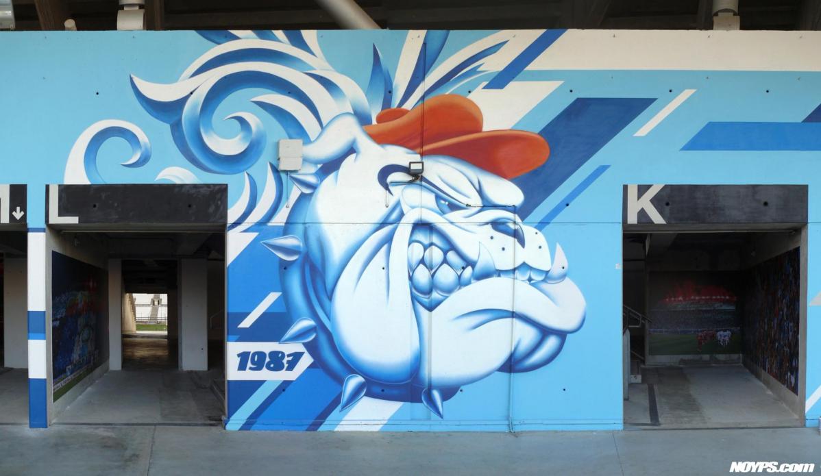 Stade orange velodrome marseille street art noyps 2022